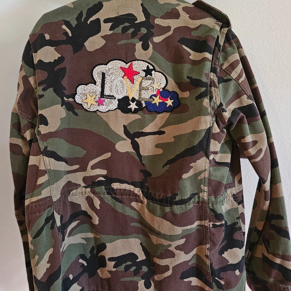 Authentic Saint Laurent Love Camo jacket